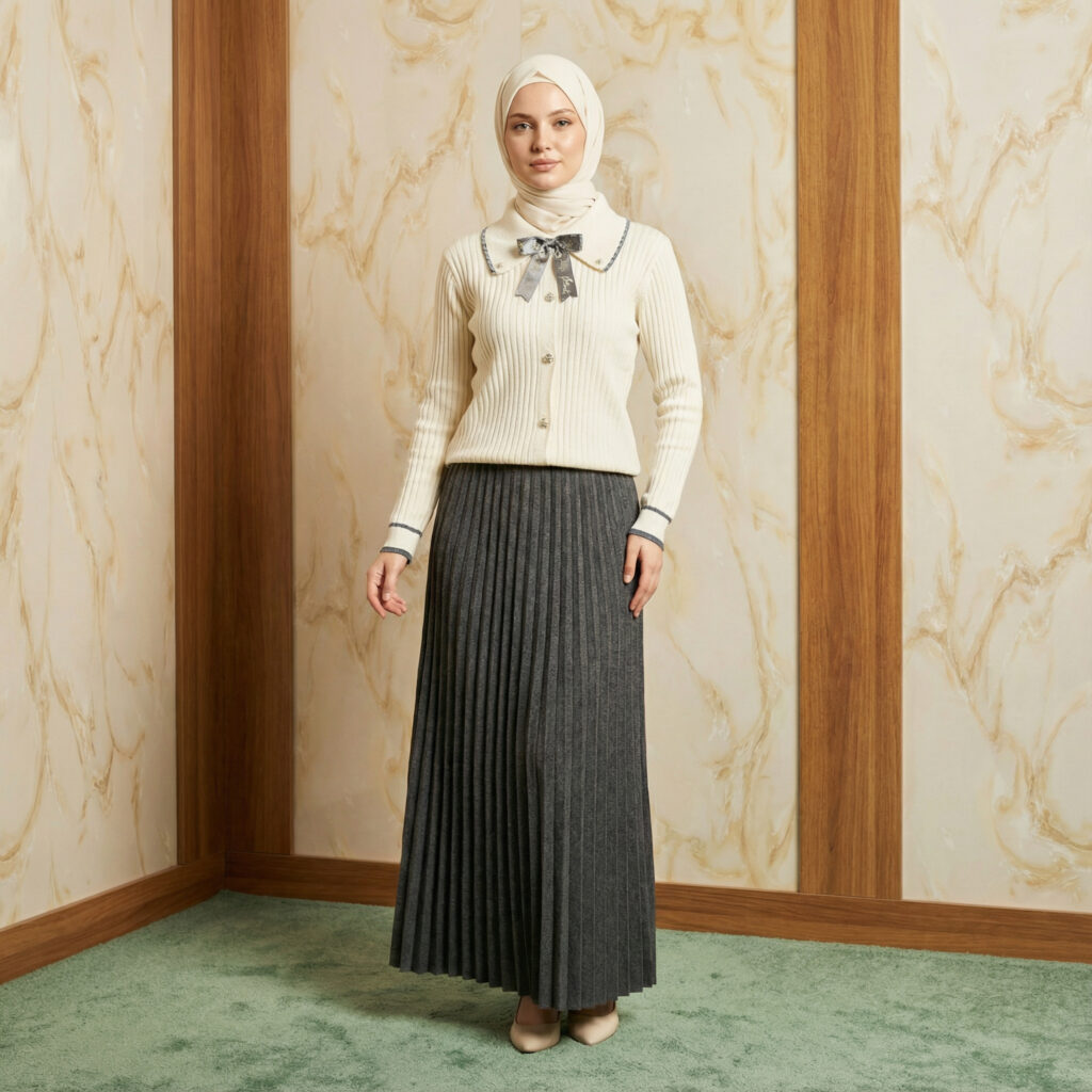 Ensemble Pul & jupe laine