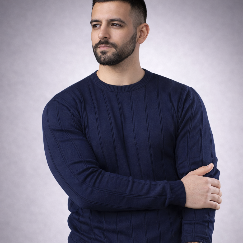 Pull col rond uni